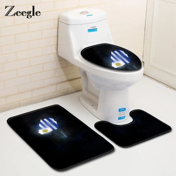 Zeegle Football Printed 3Pcs Bath Mat Set Bathroom Mat Set Anti-slip Floor Rugs Toilet Bath Mats Pedestal Rug Lid Toilet Covers
Zeegle Football Printed 3Pcs Bath Mat Set Bathroom Mat Set Anti-slip Floor Rugs Toilet Bath Mats Pedestal Rug Lid Toilet Covers