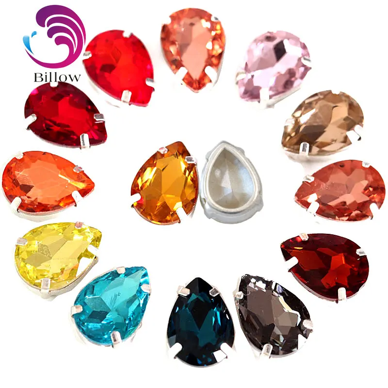 Droplet Glass Crystal Sew On Rhinestones With Hollow Claw Teardrop Crystal Multi Color Sew On Claw Rhinestones For Garment B3690
Droplet Glass Crystal Sew On Rhinestones With Hollow Claw Teardrop Crystal Multi Color Sew On Claw Rhinestones For Garment B3690
