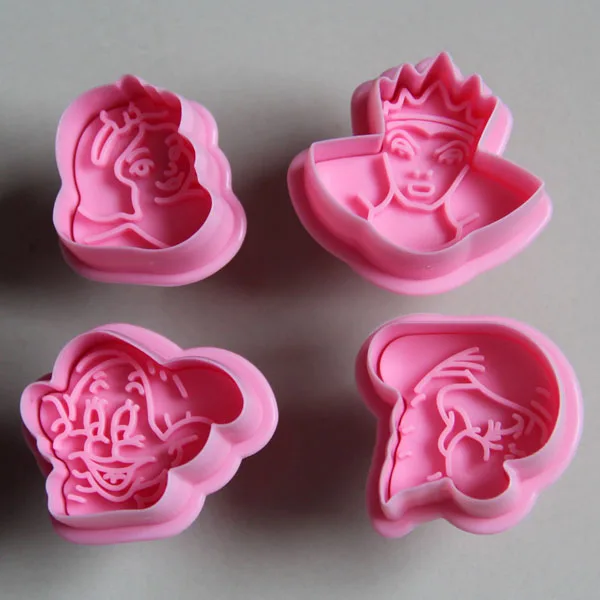 (12set/lot)Free Shipping FDA High Quality Plastic 4pcs Princess Plunger Biscuit Cookie Fondant Mold set
(12set/lot)Free Shipping FDA High Quality Plastic 4pcs Princess Plunger Biscuit Cookie Fondant Mold set