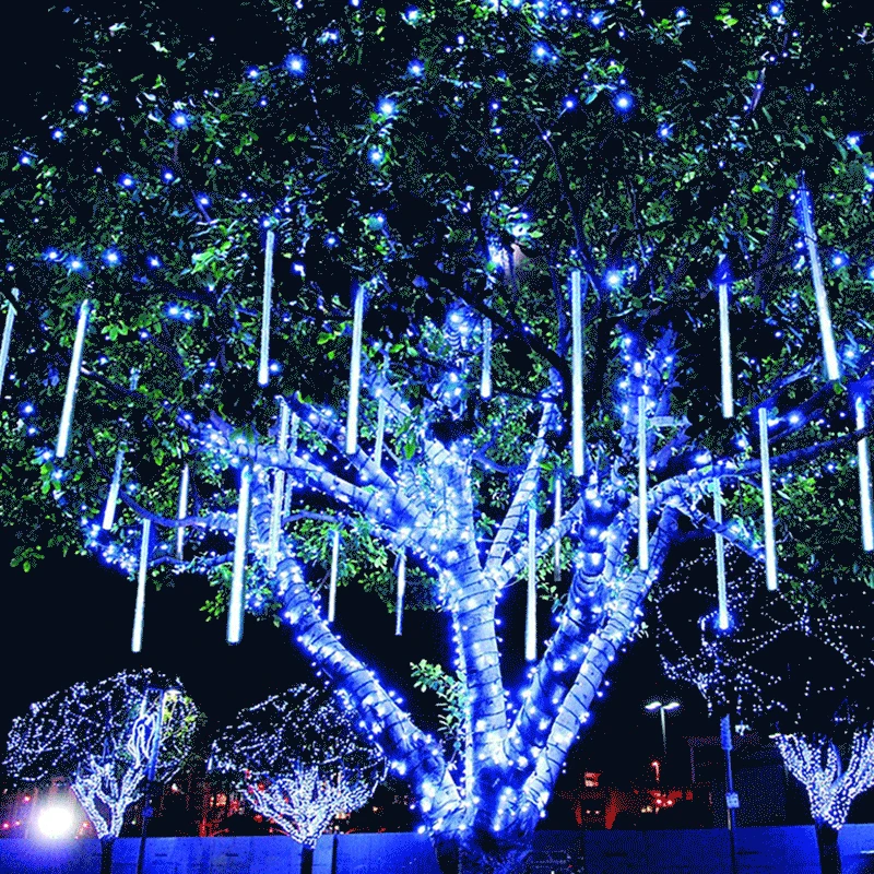 Waterproof Holiday Lights 30cm 50cm Meteor Shower Rain Tubes Led Light Lamp 100-240V Christmas Wedding Garden Party String Light
Waterproof Holiday Lights 30cm 50cm Meteor Shower Rain Tubes Led Light Lamp 100-240V Christmas Wedding Garden Party String Light