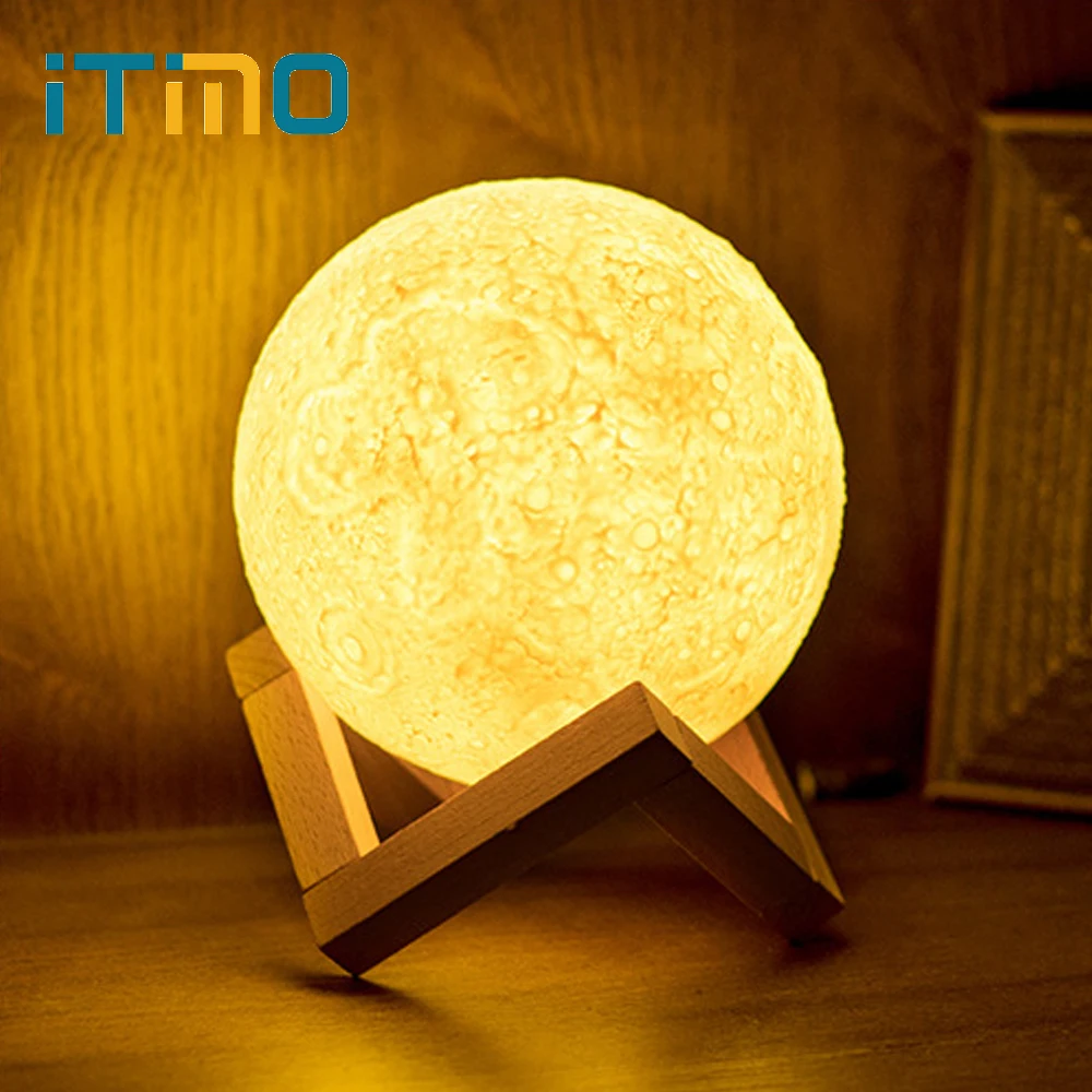 ITimo Creative Gift 3D Print Light Moon Lamp Rechargeable Night Light Touch Control Home Decors Indoor Lighting
ITimo Creative Gift 3D Print Light Moon Lamp Rechargeable Night Light Touch Control Home Decors Indoor Lighting