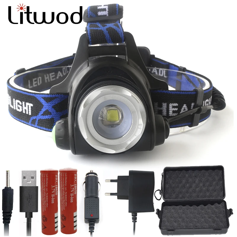 Litwod Z20568D Ships from Russian 5000LM Led Headlamp Headlight Cree XML T6 L2 Head flashlight Torch 18650 Rechargeable Battery
Litwod Z20568D Ships from Russian 5000LM Led Headlamp Headlight Cree XML T6 L2 Head flashlight Torch 18650 Rechargeable Battery
