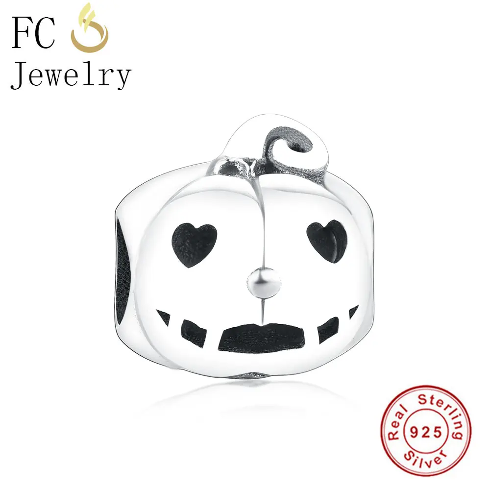 Solid 925 Sterling Silver Halloween Pumpkin Charm Bead with Heart Eye Fit Original Pandora Charms Bracelet DIY Jewelry Making
Solid 925 Sterling Silver Halloween Pumpkin Charm Bead with Heart Eye Fit Original Pandora Charms Bracelet DIY Jewelry Making