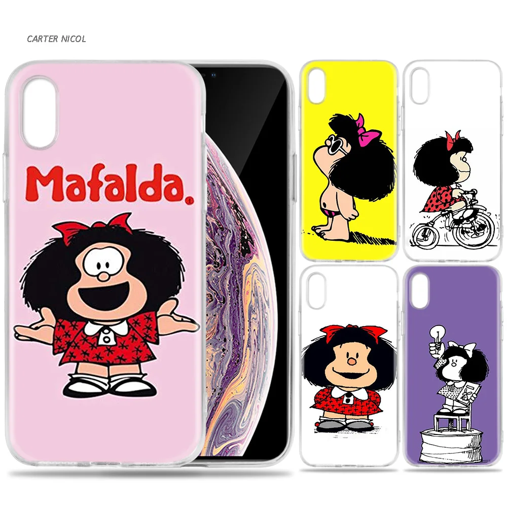 Case for iPhone 7 8 6 6s Plus 5 5S SE 5C X XS MAX XR Silicone Coque Cases Cover Mafalda
Case for iPhone 7 8 6 6s Plus 5 5S SE 5C X XS MAX XR Silicone Coque Cases Cover Mafalda