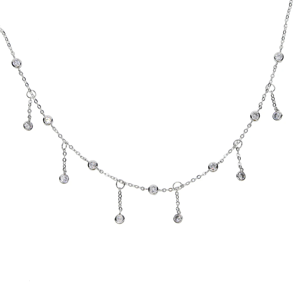 Romantic tassel cz drop charm chain statement fashion 2019 women girl short chain necklaces
Romantic tassel cz drop charm chain statement fashion 2019 women girl short chain necklaces