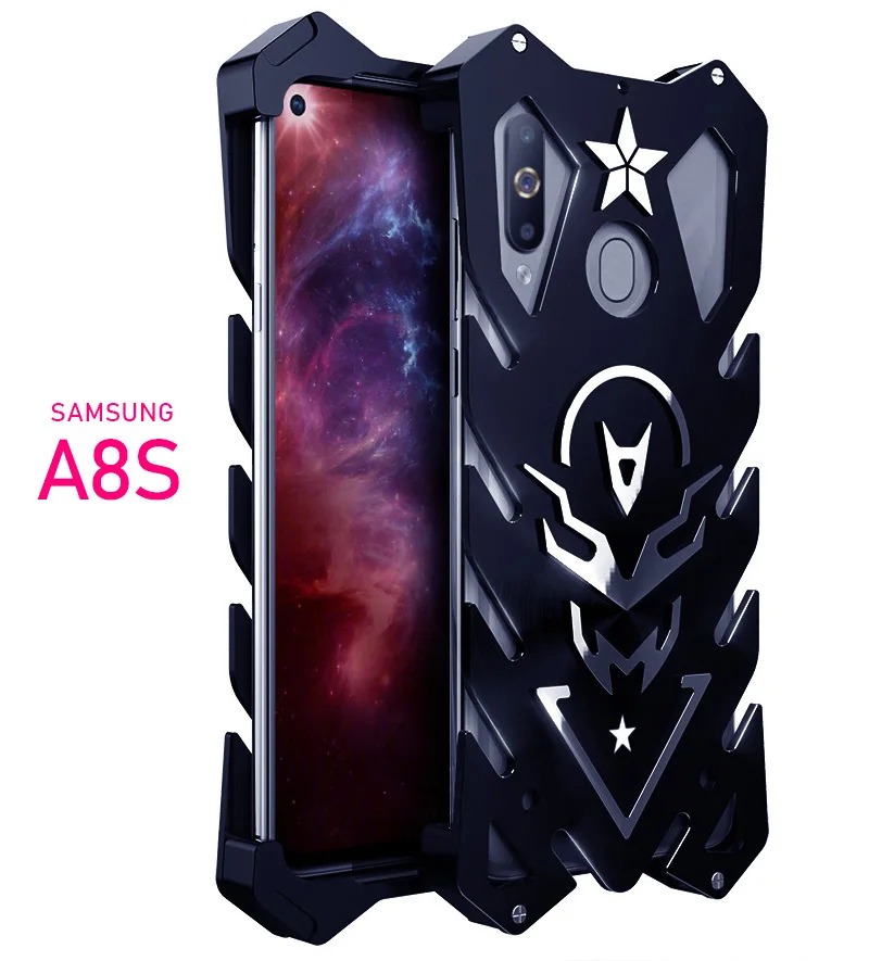 Zimon Luxury New Punk Aluminum Bumper Metal Shockproof Armor Defender Case Cover Shell Mobilephone Case For Samsung Galaxy A8S
Zimon Luxury New Punk Aluminum Bumper Metal Shockproof Armor Defender Case Cover Shell Mobilephone Case For Samsung Galaxy A8S