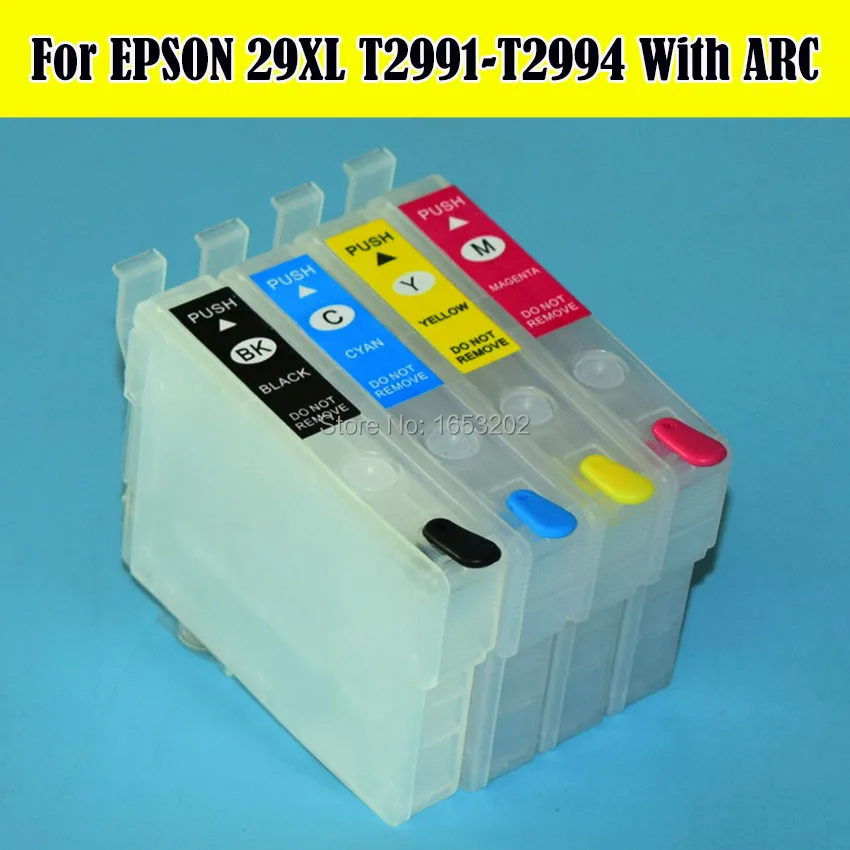 1Set XP-235 XP-335 XP-245 XP-245 Ink Cartridge With T2991-T2994 ARC Chip For Epson Expression XP247 XP342 XP432 XP345 Printer
1Set XP-235 XP-335 XP-245 XP-245 Ink Cartridge With T2991-T2994 ARC Chip For Epson Expression XP247 XP342 XP432 XP345 Printer