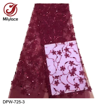 African Sequin Lace Fabric 2019 High Quality Lace Material Bridal French Lace Fabric Nigeria Tulle Mesh Lace Fabrics DPW-725
African Sequin Lace Fabric 2019 High Quality Lace Material Bridal French Lace Fabric Nigeria Tulle Mesh Lace Fabrics DPW-725