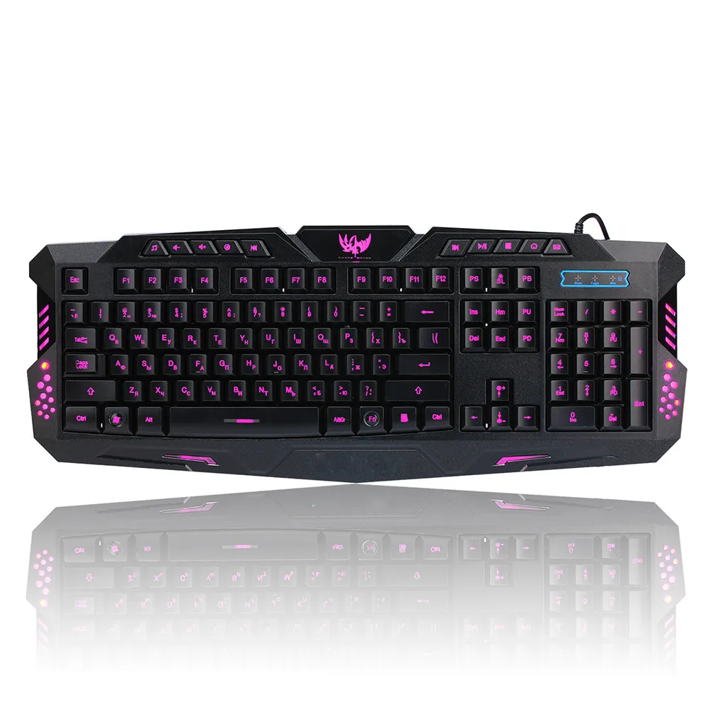 Wired Russian Version LED Breathing Backlight Pro Gaming Keyboard Mouse Combo USB Wired Full Key Professional Keyboard Mouse#5%
Wired Russian Version LED Breathing Backlight Pro Gaming Keyboard Mouse Combo USB Wired Full Key Professional Keyboard Mouse#5%