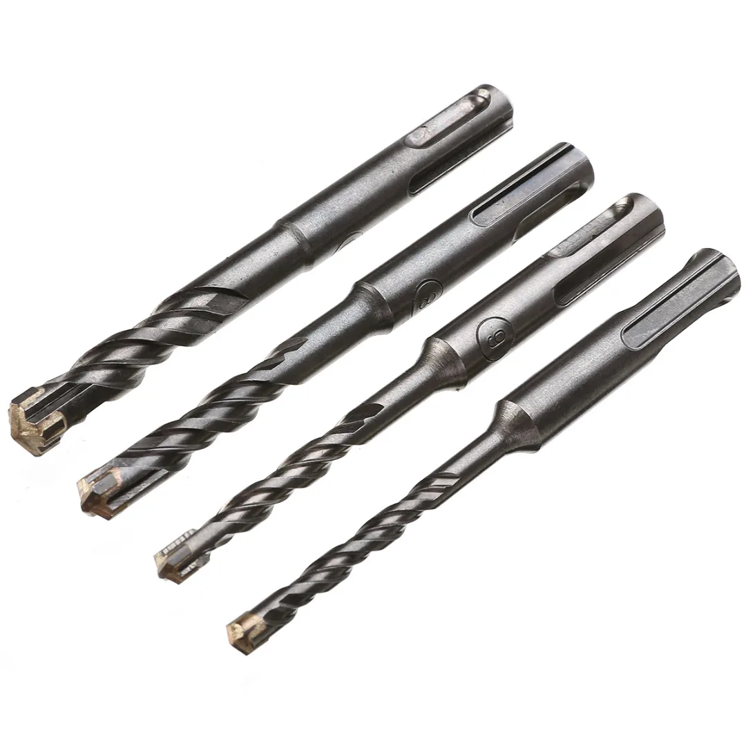 

110mm 5/6/8/10 mm Twist Drill Bit Saw SDS Plus Masonry Crosshead Twin spiral Hammer Drill Bits For Woodworking Tool