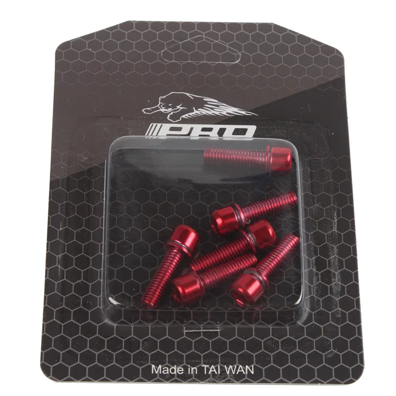 IIIPRO MTB bicycle handlebar screws Titanium-plated color M5*18MM stem riser | Спорт и развлечения