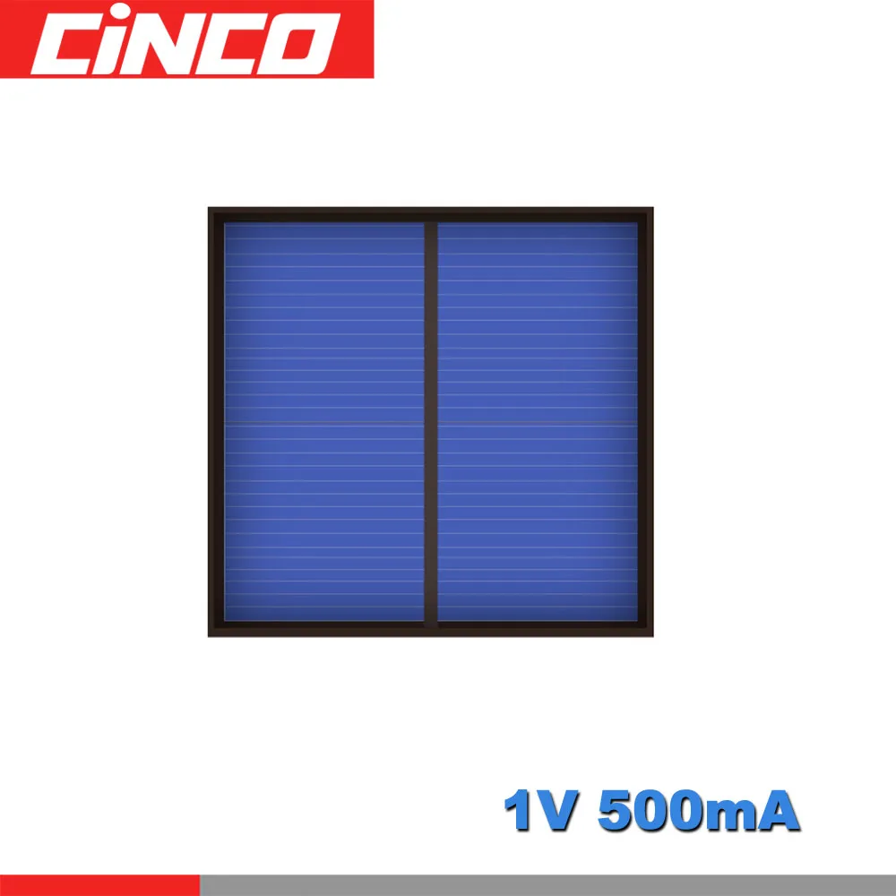 Poly Panel Solar 1V 500mA 0.5W Standard Epoxy monocrystalline Silicon DIY Battery Power Charge Module Mini Solar Cell toy
Poly Panel Solar 1V 500mA 0.5W Standard Epoxy monocrystalline Silicon DIY Battery Power Charge Module Mini Solar Cell toy
