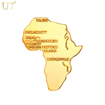 U7 New Arrival Trendy Unisex Pin Brooches African Jewelry Yellow Gold Color Hiphop Africa Map Lapel Brooches B115
U7 New Arrival Trendy Unisex Pin Brooches African Jewelry Yellow Gold Color Hiphop Africa Map Lapel Brooches B115