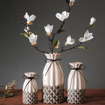 American Ceramic Vase Retro Ice Cracked Dried Flower Vase Desktop Ornaments TV Cabinet Coffee Table Living Room Decoration
American Ceramic Vase Retro Ice Cracked Dried Flower Vase Desktop Ornaments TV Cabinet Coffee Table Living Room Decoration