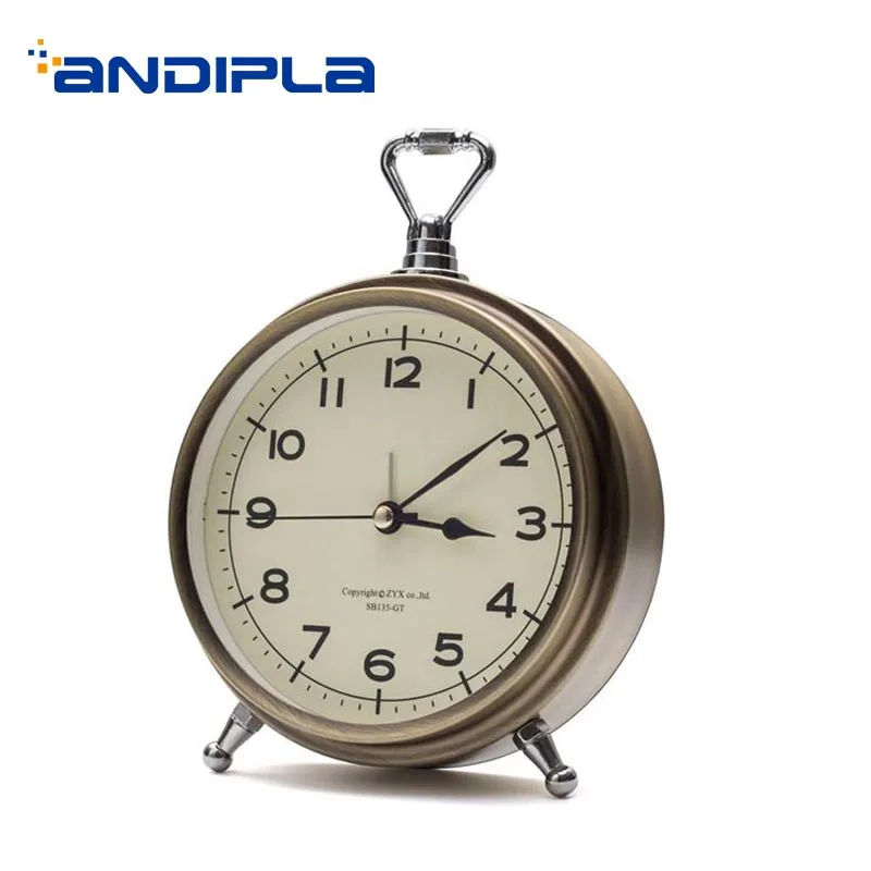 Bronze Metal Alarm Clock Needle Mute Movement Vintage Table Clocks Time Watch for Bedroom Night Light Decoration Adornment Craft
Bronze Metal Alarm Clock Needle Mute Movement Vintage Table Clocks Time Watch for Bedroom Night Light Decoration Adornment Craft