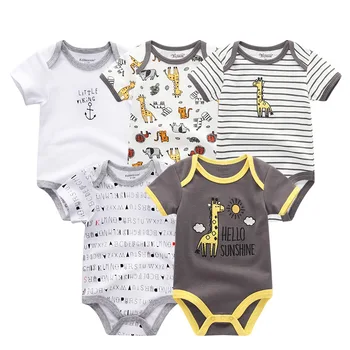 Baby Boy Clothes Bodysuit Set Infantil Girl Clothing Summer Cotton Short Sheeve roupa de bebe 5Pcs/sets Rompers ropa bebes
Baby Boy Clothes Bodysuit Set Infantil Girl Clothing Summer Cotton Short Sheeve roupa de bebe 5Pcs/sets Rompers ropa bebes