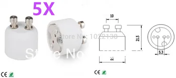 5pc led lamp holder GU10 to MR16 bulb holder base,Lamp Adapter Converter, lamp socket, MR16 bulb converter ceramics base holder
5pc led lamp holder GU10 to MR16 bulb holder base,Lamp Adapter Converter, lamp socket, MR16 bulb converter ceramics base holder