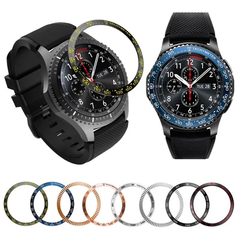 Newest Anti Scratch Metal Bezel Ring Adhesive Cover Replacement For Samsung Galaxy S3 Frontier Classic Smart Watch Accessories
Newest Anti Scratch Metal Bezel Ring Adhesive Cover Replacement For Samsung Galaxy S3 Frontier Classic Smart Watch Accessories