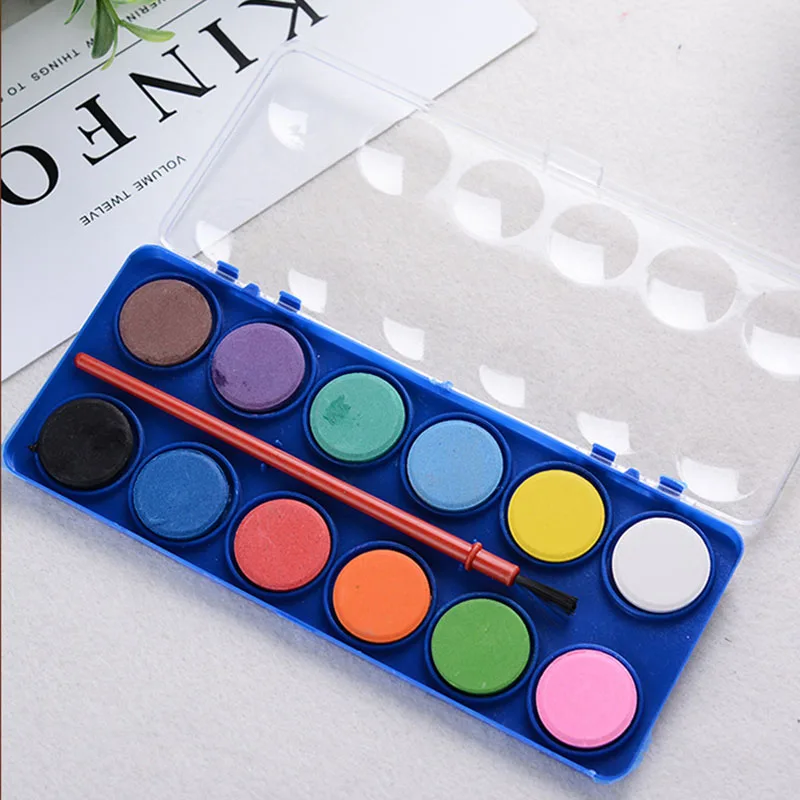 12 Colors Non Toxic Small Powder Painting Materials Sketch Solid Gouache Paint Set Watercolor Paint Art Supplies
12 Colors Non Toxic Small Powder Painting Materials Sketch Solid Gouache Paint Set Watercolor Paint Art Supplies