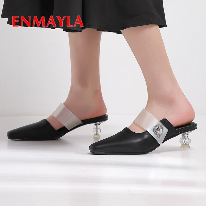 ENMAYLA 2019 New Fashion Med High Strange Style Women Slippers PU Solid Spring/Autumn Outside Shoes Size 34-43 LY2560
ENMAYLA 2019 New Fashion Med High Strange Style Women Slippers PU Solid Spring/Autumn Outside Shoes Size 34-43 LY2560