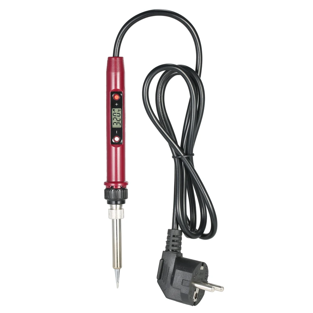 Electric Soldering Iron Tool 80W AC220V Professional LCD Digital Adjustable Temperature Lead-free Mini Soldering Station
Electric Soldering Iron Tool 80W AC220V Professional LCD Digital Adjustable Temperature Lead-free Mini Soldering Station