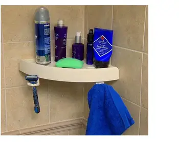 Bathroom Shelf Organizer Corner Storage Holder Shelves Punch-free Corner Snap Up Everlast Caddy No Screws Fan-shaped Mount Rack
Bathroom Shelf Organizer Corner Storage Holder Shelves Punch-free Corner Snap Up Everlast Caddy No Screws Fan-shaped Mount Rack