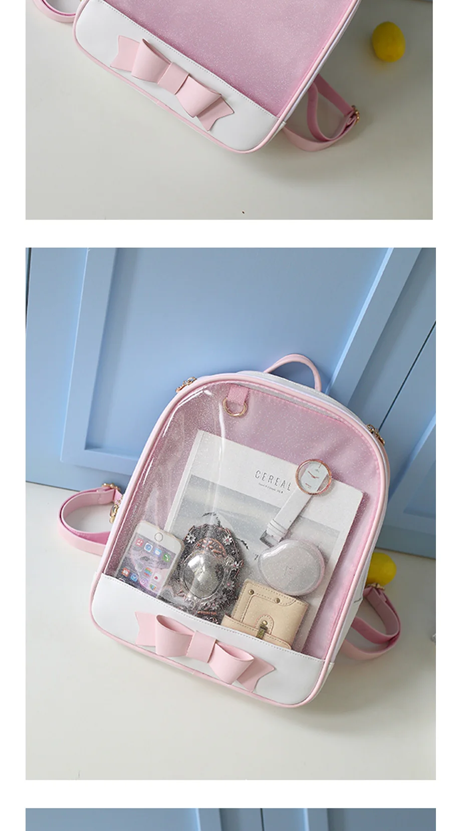 Ita Bag World - Adorable Bow Backpack Ita Bag 4 - Ita Bag World - Ita Bag World