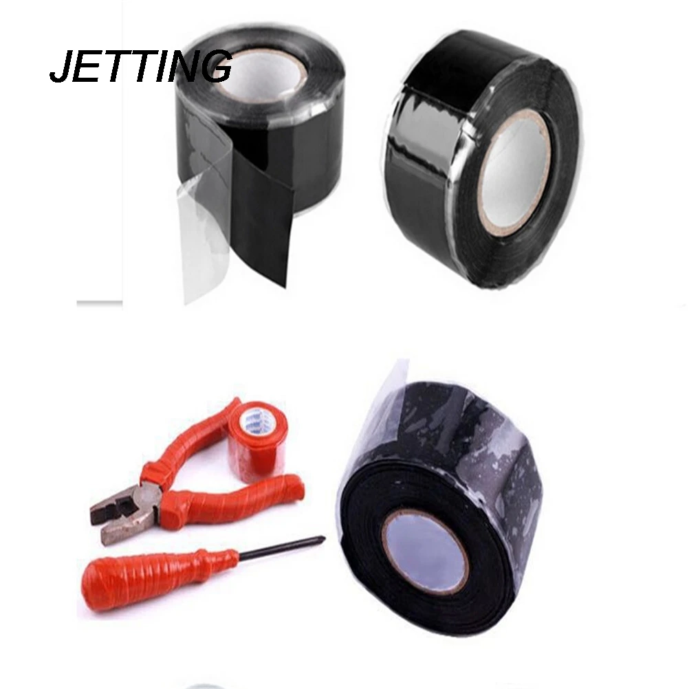 JETTING New Waterproof Silicone Performance Repair Tape Bonding Rescue Self Fusing Wire Hose Black Sell Hotting 3 Meters Black
JETTING New Waterproof Silicone Performance Repair Tape Bonding Rescue Self Fusing Wire Hose Black Sell Hotting 3 Meters Black