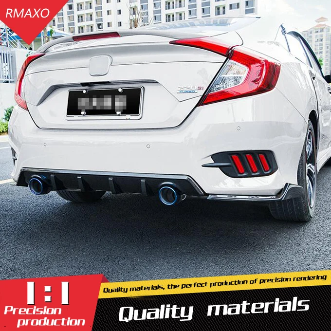 For 16 Civic 3 Rear spoiler ABS Rear Bumper Diffuser Bumpers Protector For Honda 16 Civic Body kit bumper rear lip rear spoiler
For 16 Civic 3 Rear spoiler ABS Rear Bumper Diffuser Bumpers Protector For Honda 16 Civic Body kit bumper rear lip rear spoiler