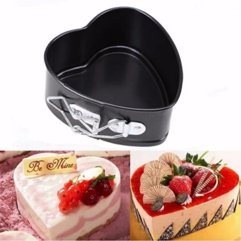 WCIC Heart Shape Non-stick Springform Chocolate Cake Bake Mould with Removable Bottom Bakeware Baking Tools forma de bolo
WCIC Heart Shape Non-stick Springform Chocolate Cake Bake Mould with Removable Bottom Bakeware Baking Tools forma de bolo