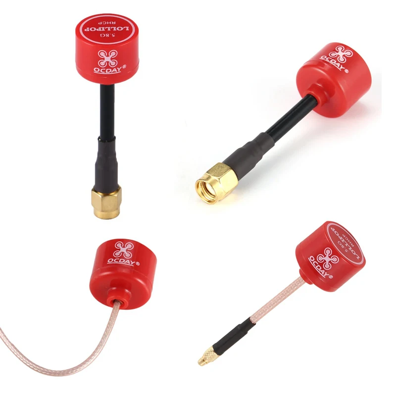Mini Lollipops 5.8G 2.3dbi RHCP SMA /RP-SMA /UFL /MMCX Antenna for FPV Racing Drone Receiving Transmitte Antenna
Mini Lollipops 5.8G 2.3dbi RHCP SMA /RP-SMA /UFL /MMCX Antenna for FPV Racing Drone Receiving Transmitte Antenna