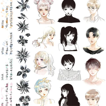 5 NEW Special Ink Anime Girls Boys Flowers Japanese Decorative Adhesive DIY Masking Paper Washi Tape Label Stickers Diary Gift
5 NEW Special Ink Anime Girls Boys Flowers Japanese Decorative Adhesive DIY Masking Paper Washi Tape Label Stickers Diary Gift