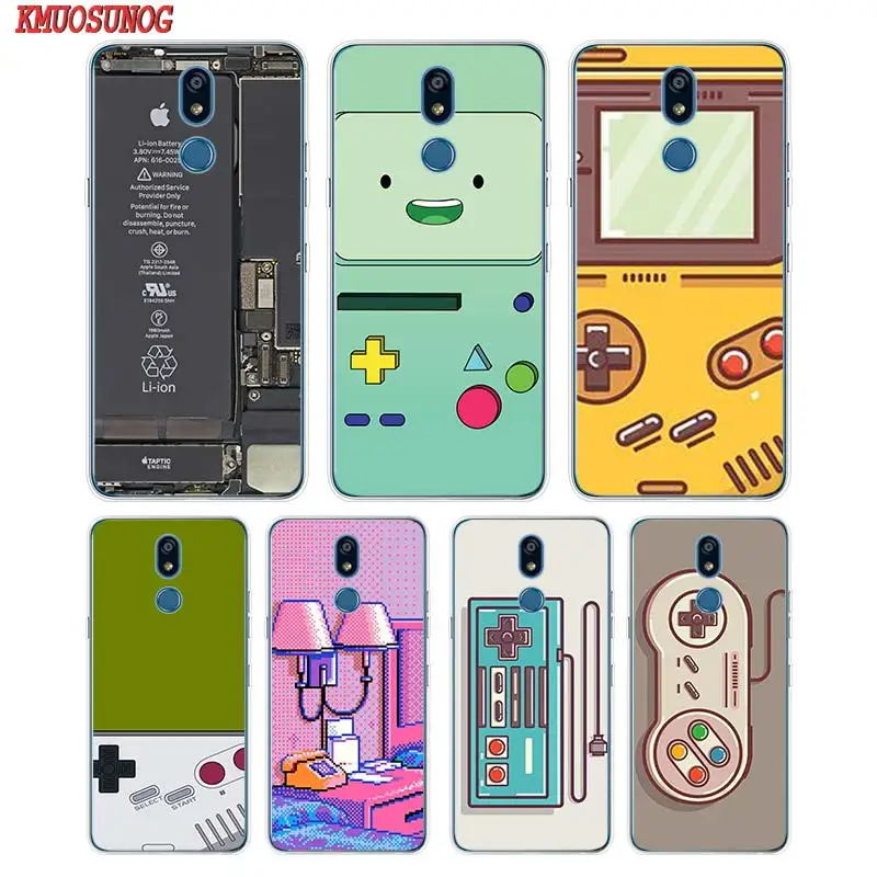 

Silicone Soft Phone Case Fashion Gameboy Video tape for LG K50 K40 Q8 Q7 Q6 V50 V40 V35 V30 V20 G8 G7 G6 G5 ThinQ Mini Cover
