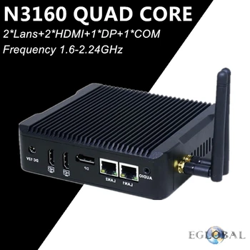 Topton Mini PC Windows 10 Intel V7 N3160 Fanless Barebone Mini Computer 2 Lan HDMI 4K HTPC TV Box Nano Industrial Mini PC VESA
Topton Mini PC Windows 10 Intel V7 N3160 Fanless Barebone Mini Computer 2 Lan HDMI 4K HTPC TV Box Nano Industrial Mini PC VESA