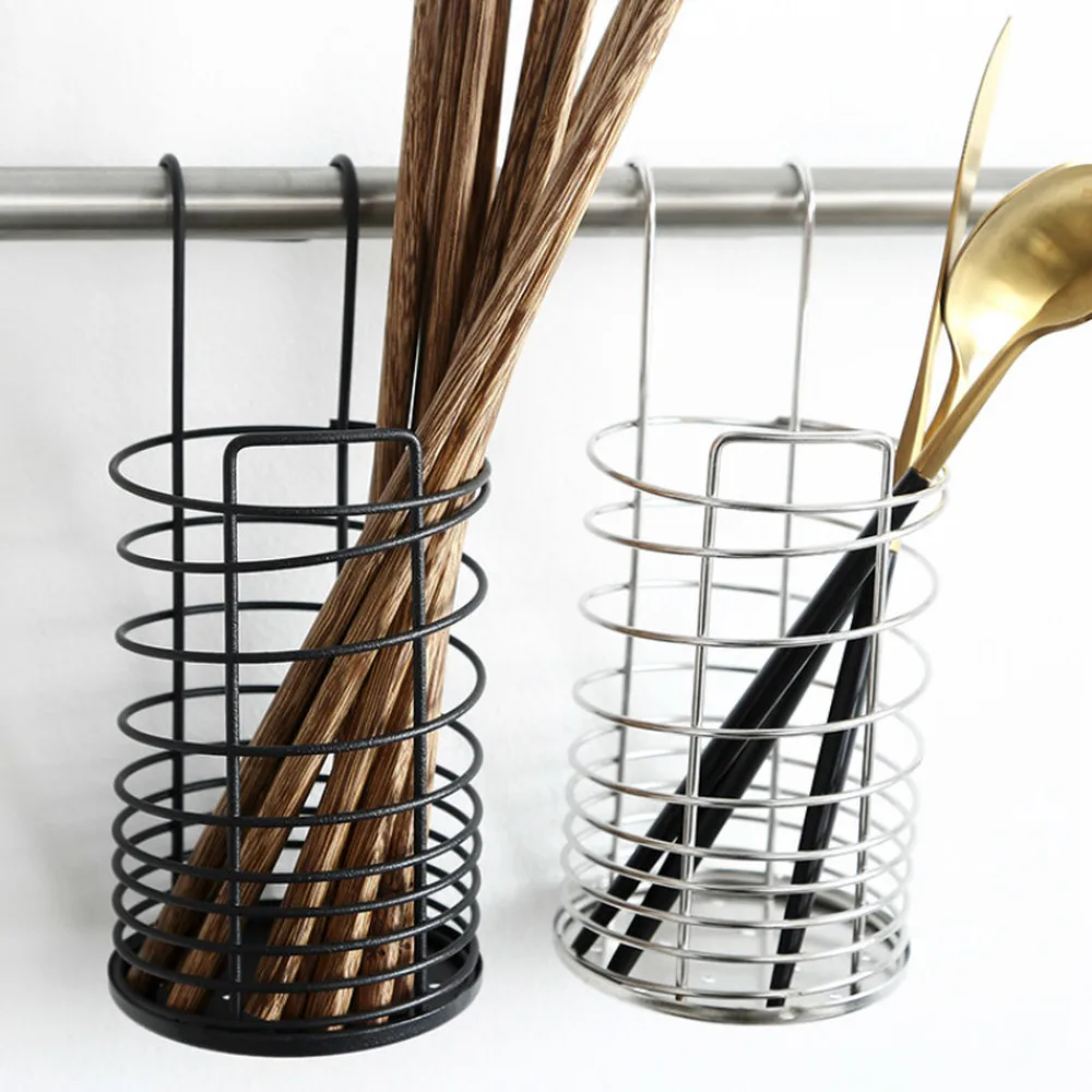 304 stainless steel chopsticks tube hanging chopsticks cage wall-mounted creative kitchen tableware storage drain rack WY718152
304 stainless steel chopsticks tube hanging chopsticks cage wall-mounted creative kitchen tableware storage drain rack WY718152