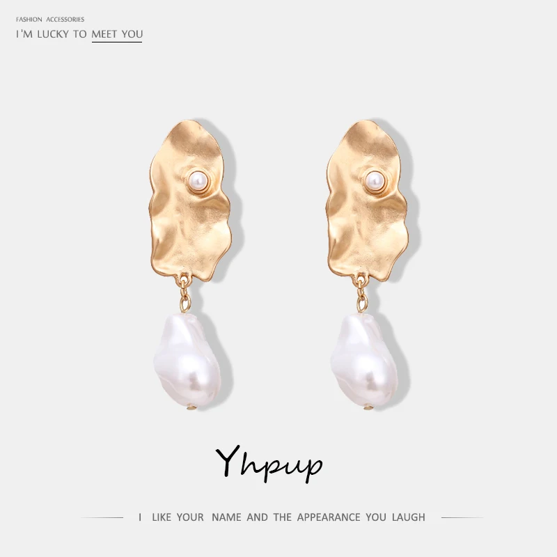 Yhpup Trendy Baroque Zinc Alloy Geometric Dangle Earrings Imitation Pearls Earrings Oorbellen for Women Party Jewelry Gift New
Yhpup Trendy Baroque Zinc Alloy Geometric Dangle Earrings Imitation Pearls Earrings Oorbellen for Women Party Jewelry Gift New