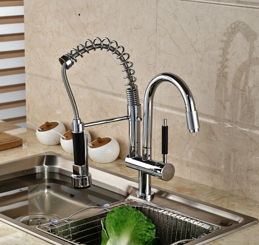 Deck Mount Two Swivel Rotation Spout Kitchen Mixer Faucet Single Handle Water Taps Chrome Finish
Deck Mount Two Swivel Rotation Spout Kitchen Mixer Faucet Single Handle Water Taps Chrome Finish