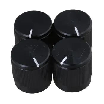 Yibuy Black 15x15MM Aluminum Plastic Pull High-knurled and HIFI Audio Amplifier Potentiometer Knob for 6MM Dia shaft Pack of 4
Yibuy Black 15x15MM Aluminum Plastic Pull High-knurled and HIFI Audio Amplifier Potentiometer Knob for 6MM Dia shaft Pack of 4
