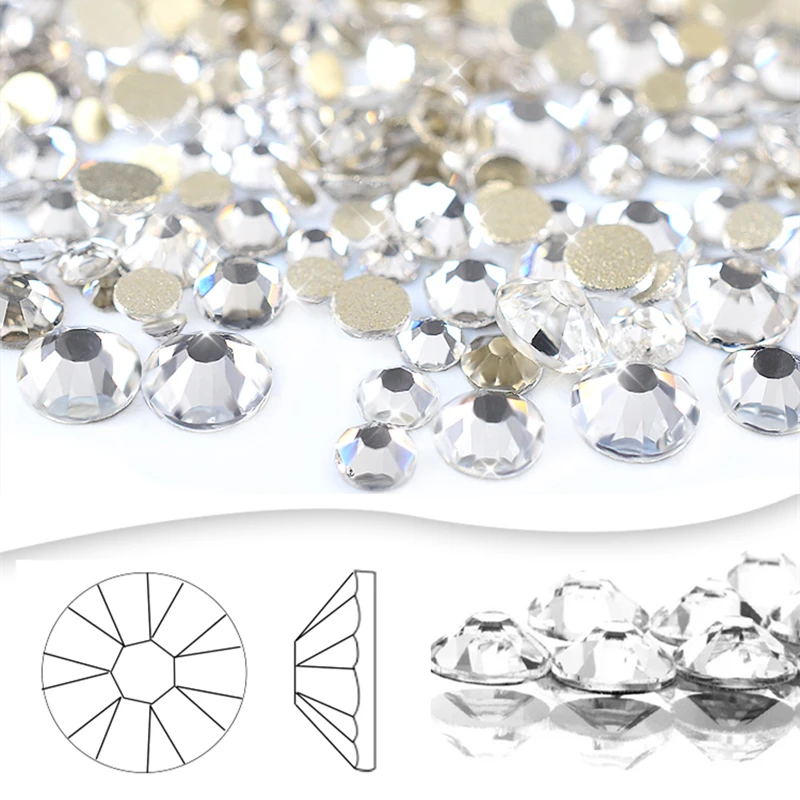 1440pcs Mixed Size Crystal Strass Rhinestones 3D Nail Art Decorations Gold Flatback Glass Diamond Design Manicure Accessories
1440pcs Mixed Size Crystal Strass Rhinestones 3D Nail Art Decorations Gold Flatback Glass Diamond Design Manicure Accessories