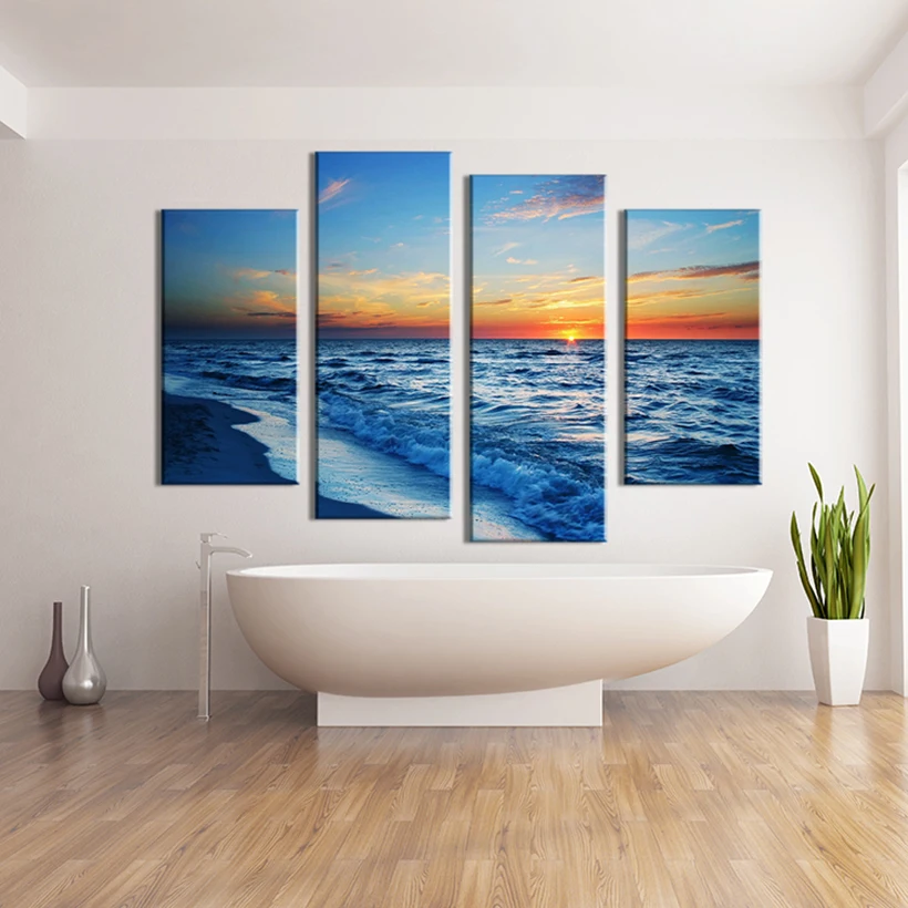 4 Pcs The Sea Of Sunrise Wall Art Painting Home Decoration Wall Pictures for Living Room Or Bedroom Canvas Print Painting
4 Pcs The Sea Of Sunrise Wall Art Painting Home Decoration Wall Pictures for Living Room Or Bedroom Canvas Print Painting