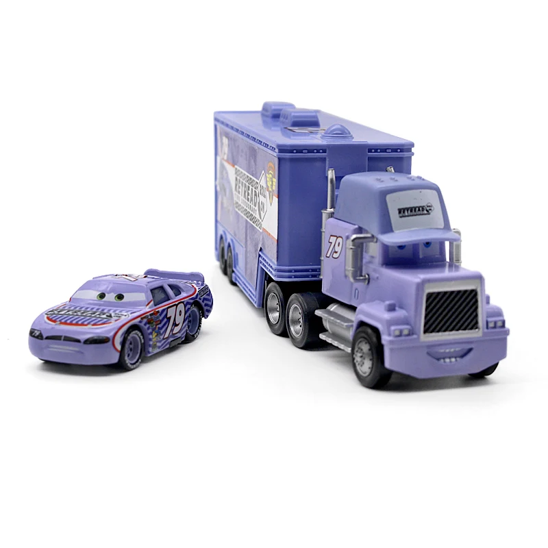 Disney Pixar Cars No.79 Mack Truck + Small Car Retread Metal Toy Car For Children 1:55 Loose Brand New In Stock
Disney Pixar Cars No.79 Mack Truck + Small Car Retread Metal Toy Car For Children 1:55 Loose Brand New In Stock