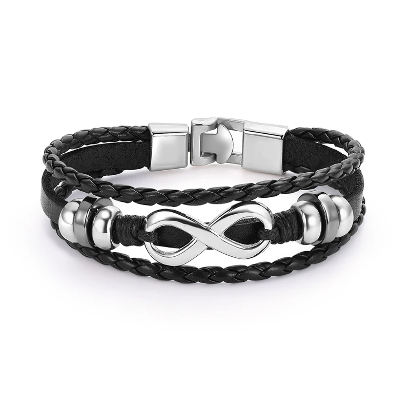 Unisex Cool Punk Style Bracelet Knitted Strap Fashion Jewelry Gothic Buckle Fashion Men Jewelry Leather Bracelets 17 Style
Unisex Cool Punk Style Bracelet Knitted Strap Fashion Jewelry Gothic Buckle Fashion Men Jewelry Leather Bracelets 17 Style