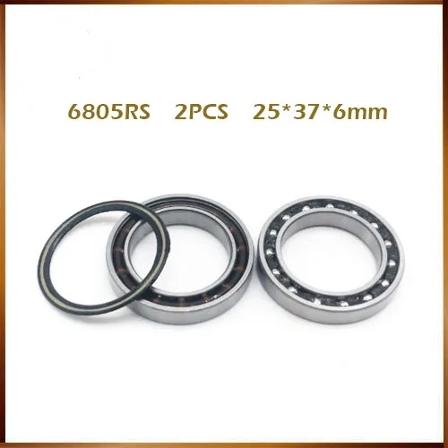 Подшипник из стали 6805rs шарикоподшипник 6805n rs 25*37*6 мм 6805N-2RS 2rs MR25376 2 шт. |