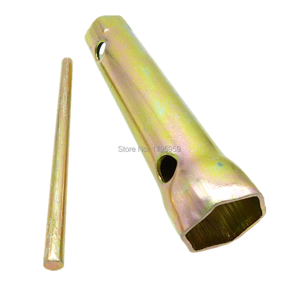 Tubular Box Spanner 18mm-21mm Spark Plug Wrench Double Ended Hex Socket Wrench Removal & Insertion Tools With Torque Bar Handles
Tubular Box Spanner 18mm-21mm Spark Plug Wrench Double Ended Hex Socket Wrench Removal & Insertion Tools With Torque Bar Handles