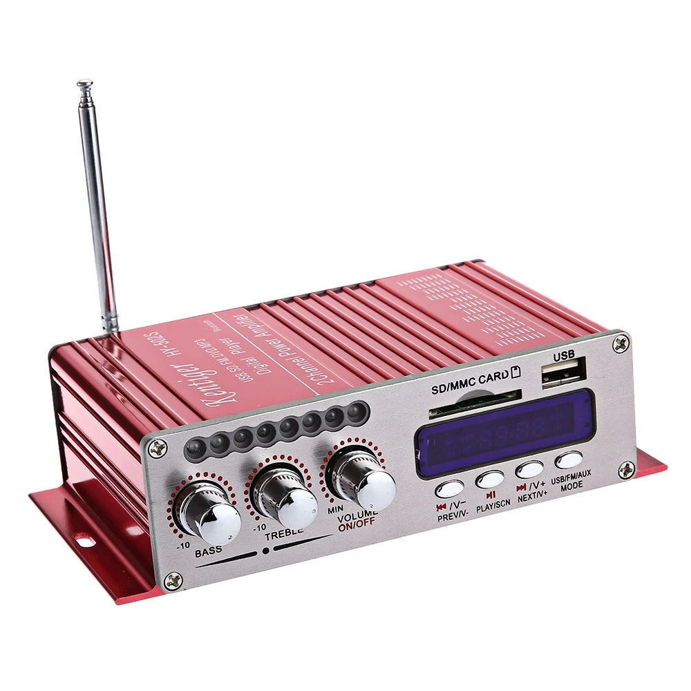 Kentiger Mini 2-Channel Bluetooth 4.0 HiFi FM Stereo Audio Output Power Amplifier
Kentiger Mini 2-Channel Bluetooth 4.0 HiFi FM Stereo Audio Output Power Amplifier