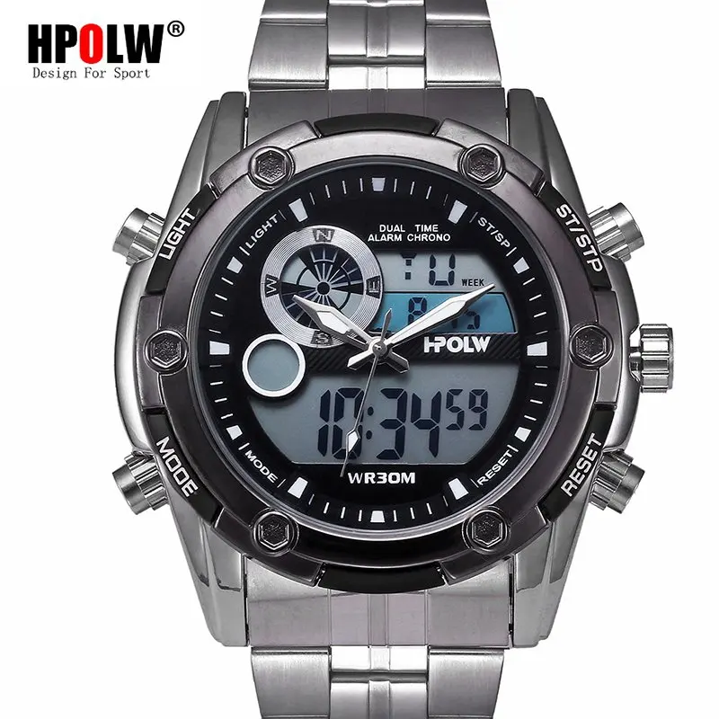 Stainless Steel Men's Sport Watches Fashion Digital Watch Waterproof Luxury LED Watch Male Alarm Relogios Masculinos
Stainless Steel Men's Sport Watches Fashion Digital Watch Waterproof Luxury LED Watch Male Alarm Relogios Masculinos