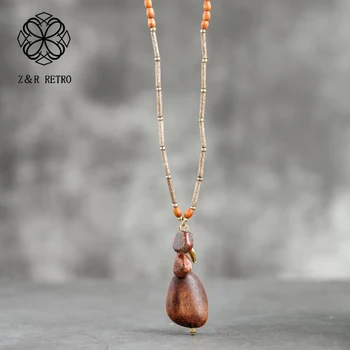 Vintage Wooden Beads Jewelry for Women Long Necklace Statement Jewellery Suspension Chokers necklaces & pendants Gift Wholesale
Vintage Wooden Beads Jewelry for Women Long Necklace Statement Jewellery Suspension Chokers necklaces & pendants Gift Wholesale