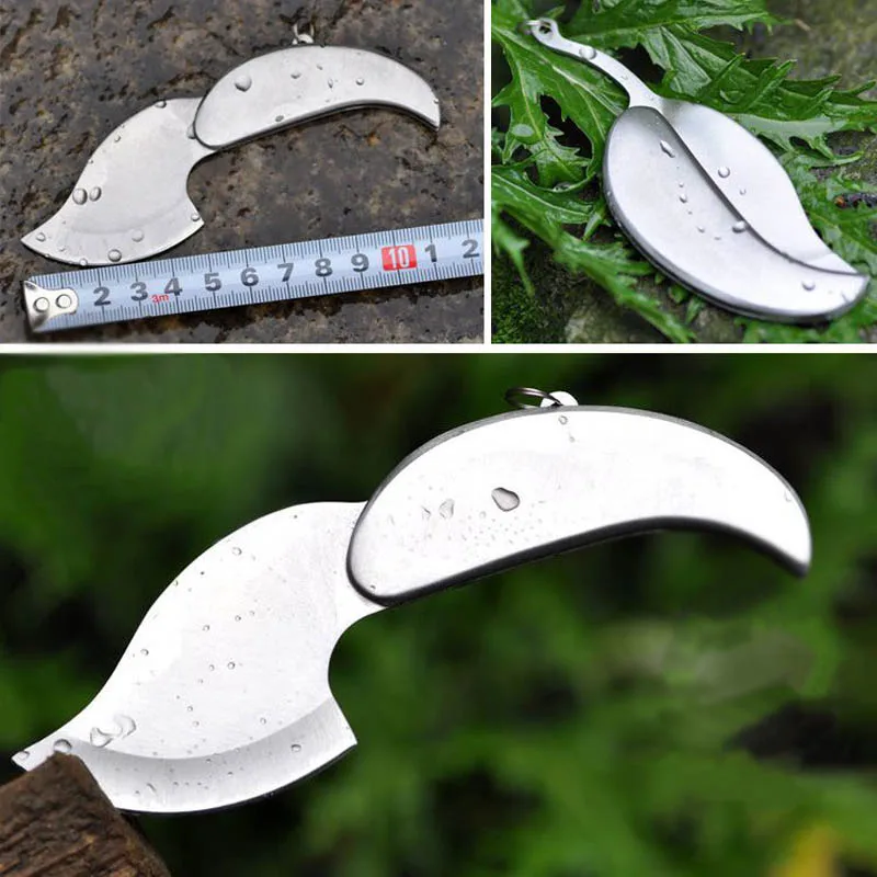 Stainless Steel Silver Mini fold leaf portable Pocket knife tool Letter Opener Open Parcel Package Blade
Stainless Steel Silver Mini fold leaf portable Pocket knife tool Letter Opener Open Parcel Package Blade
