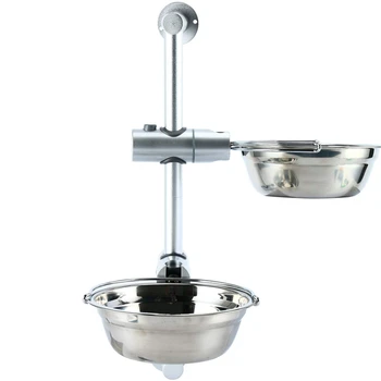 Elevated Double Dog Food Bowl, Dog Food Tray, Diy Adjustable Stainless Steel Bowl Suitable For Small And Medium Dogs Large Dog
Elevated Double Dog Food Bowl, Dog Food Tray, Diy Adjustable Stainless Steel Bowl Suitable For Small And Medium Dogs Large Dog