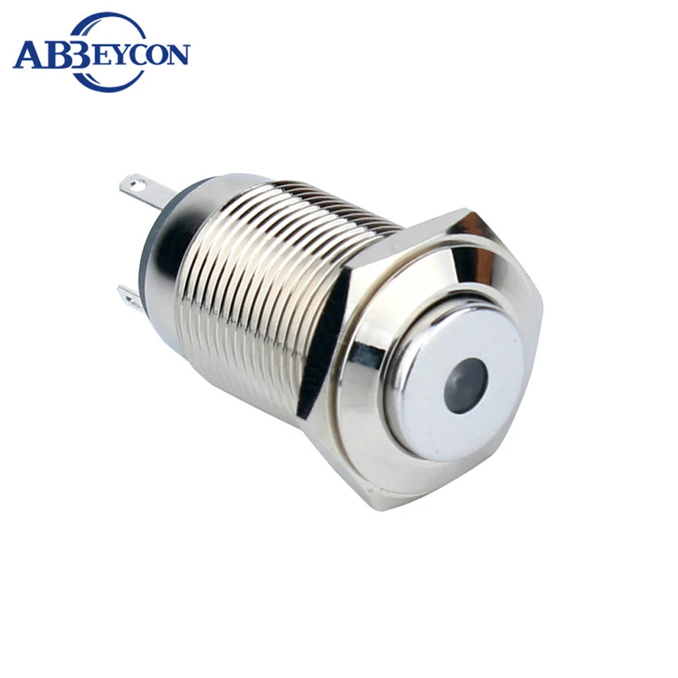 16mm High Flush Momentary Button Switch 1NO 1NC Dot Illuminated Red Orange Yellow Green Blue White 3A 250VAC Push Button Switch
16mm High Flush Momentary Button Switch 1NO 1NC Dot Illuminated Red Orange Yellow Green Blue White 3A 250VAC Push Button Switch